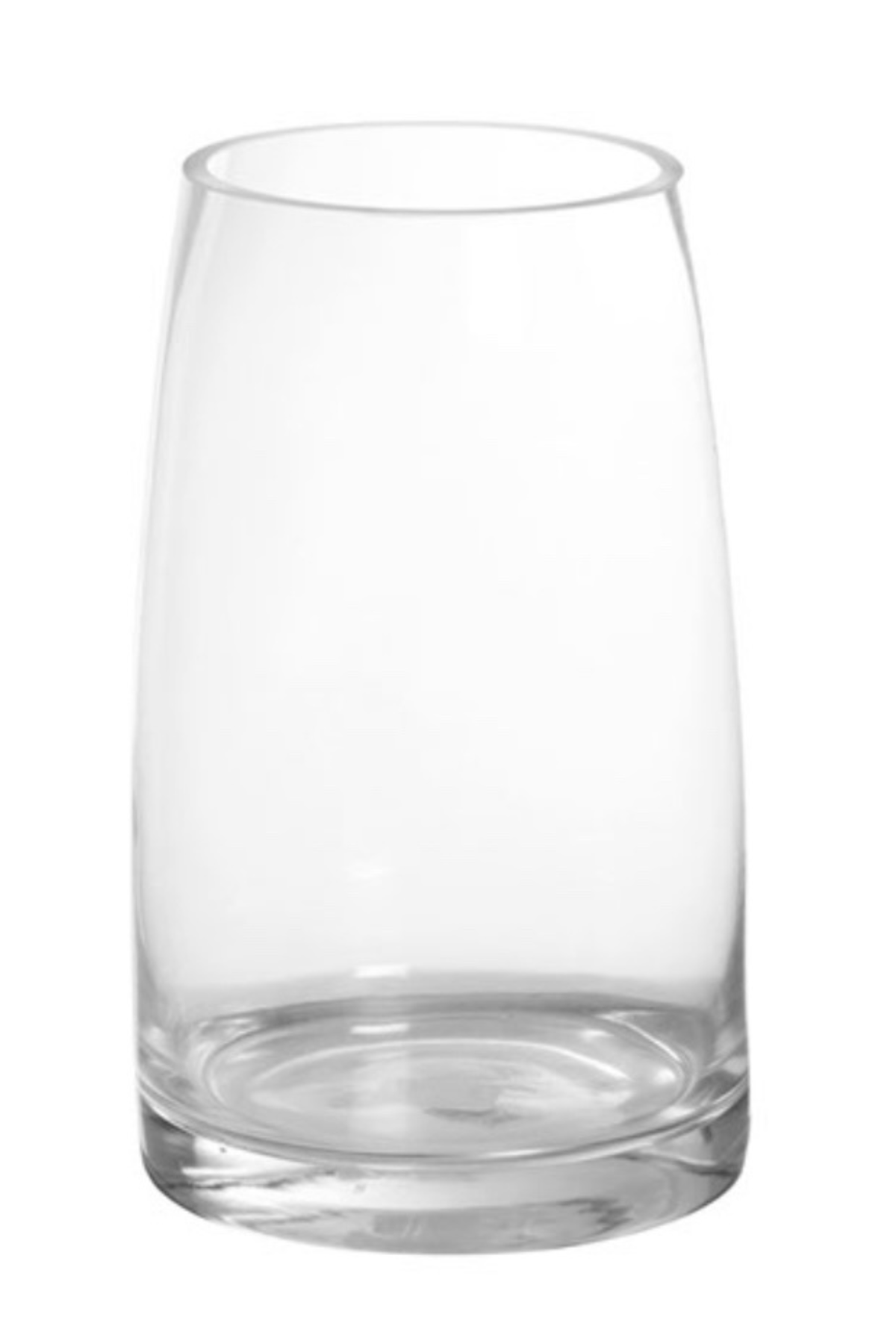 CLEAR GLASS VASE