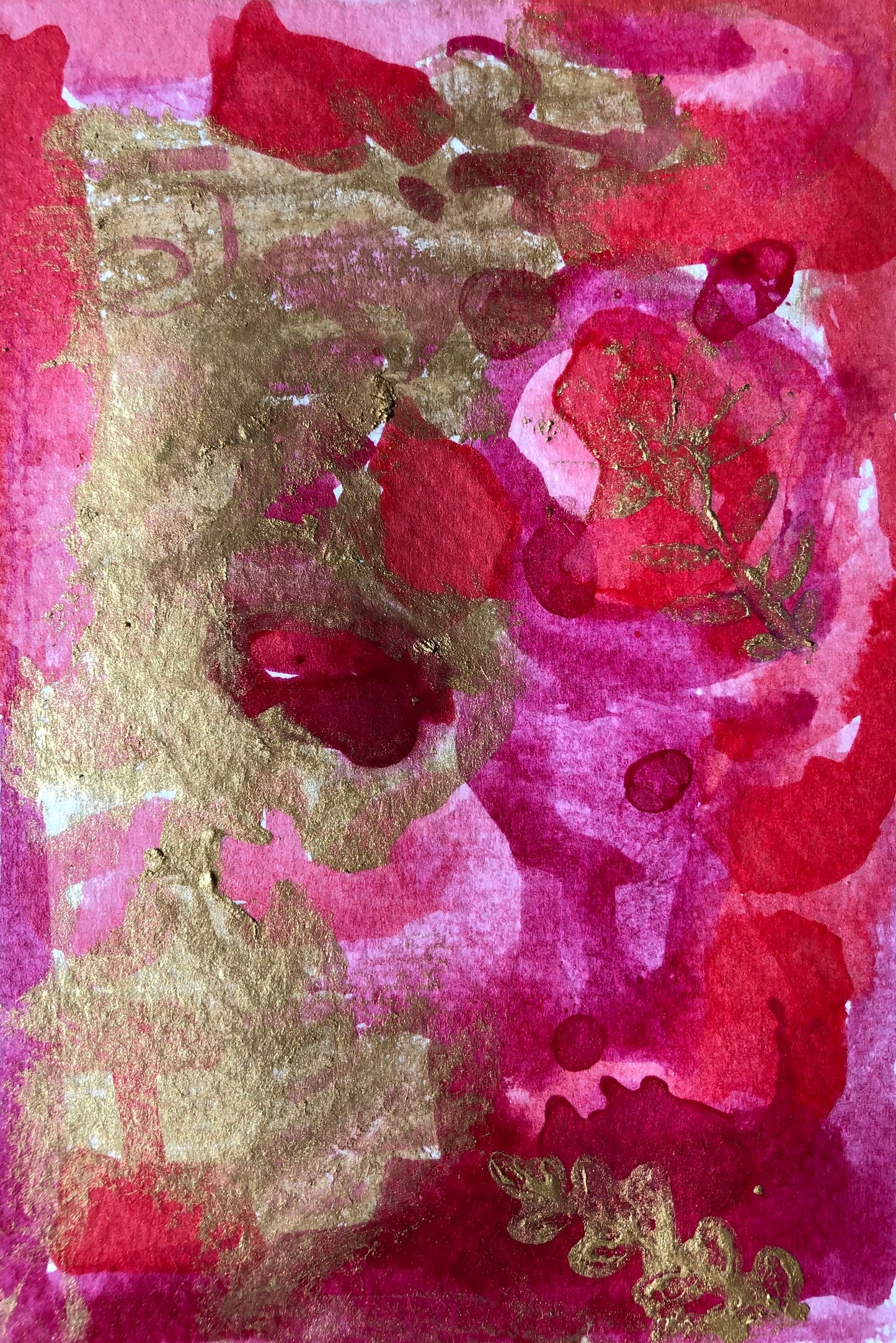 HAND MADE WATERCOLOUR & INK CARD  —By Arlo